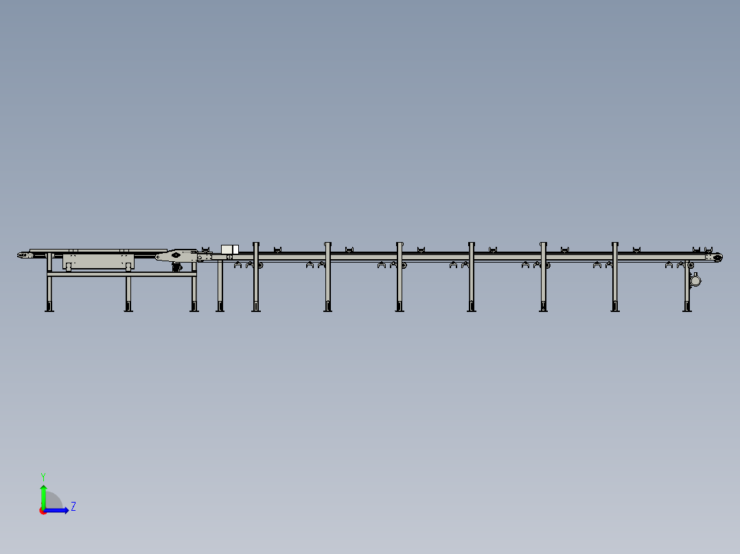 隔条发送机组件左视图