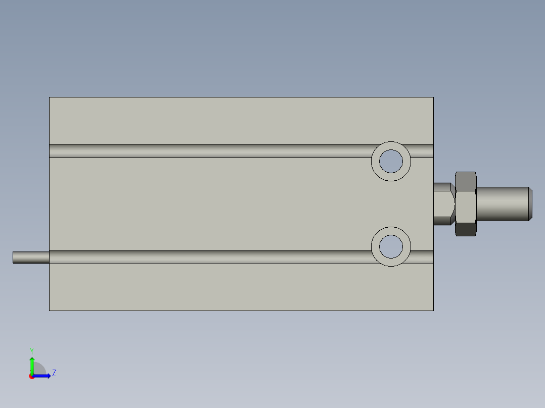 CDU25-40D-M9BL_0_0_0_左视图