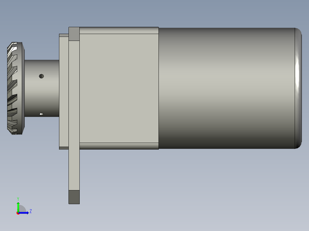 NGB8LSZ118003-11-04-00A滚轮电机组件左视图