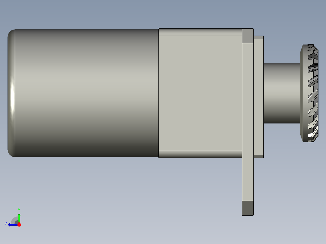 NGB8LSZ118003-11-04-00A滚轮电机组件右视图