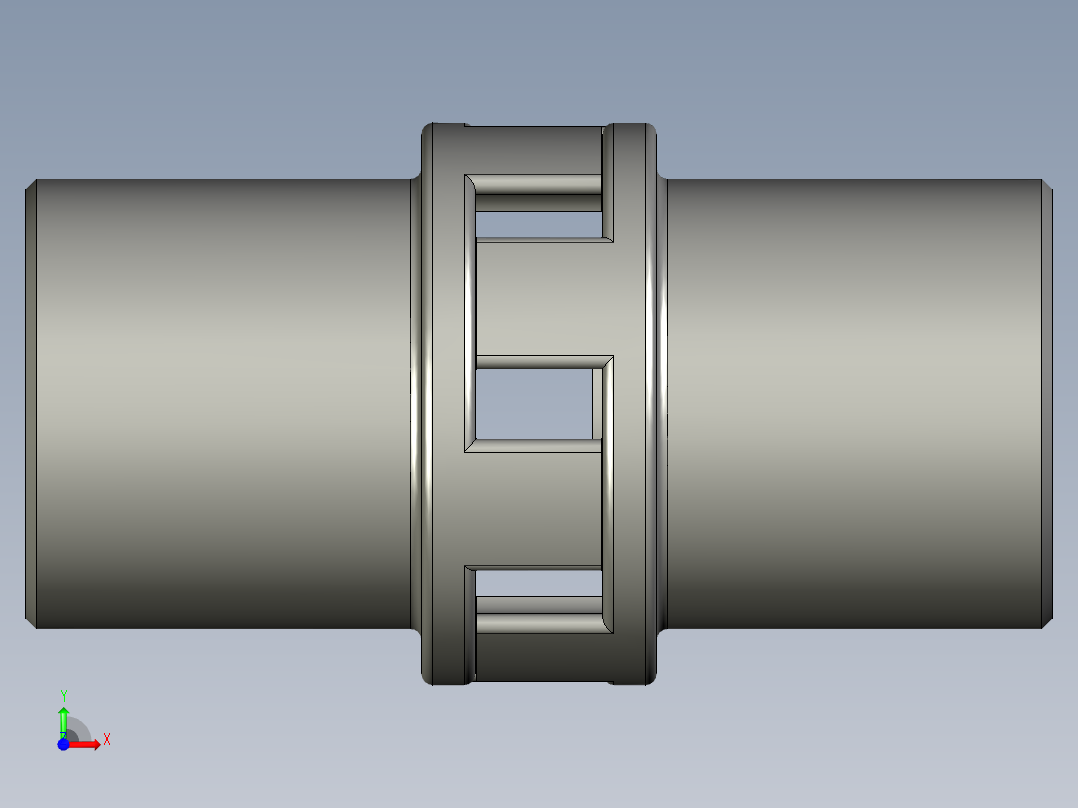 LM型梅花形弹性联轴器LM11联轴器J110212J100167前视图