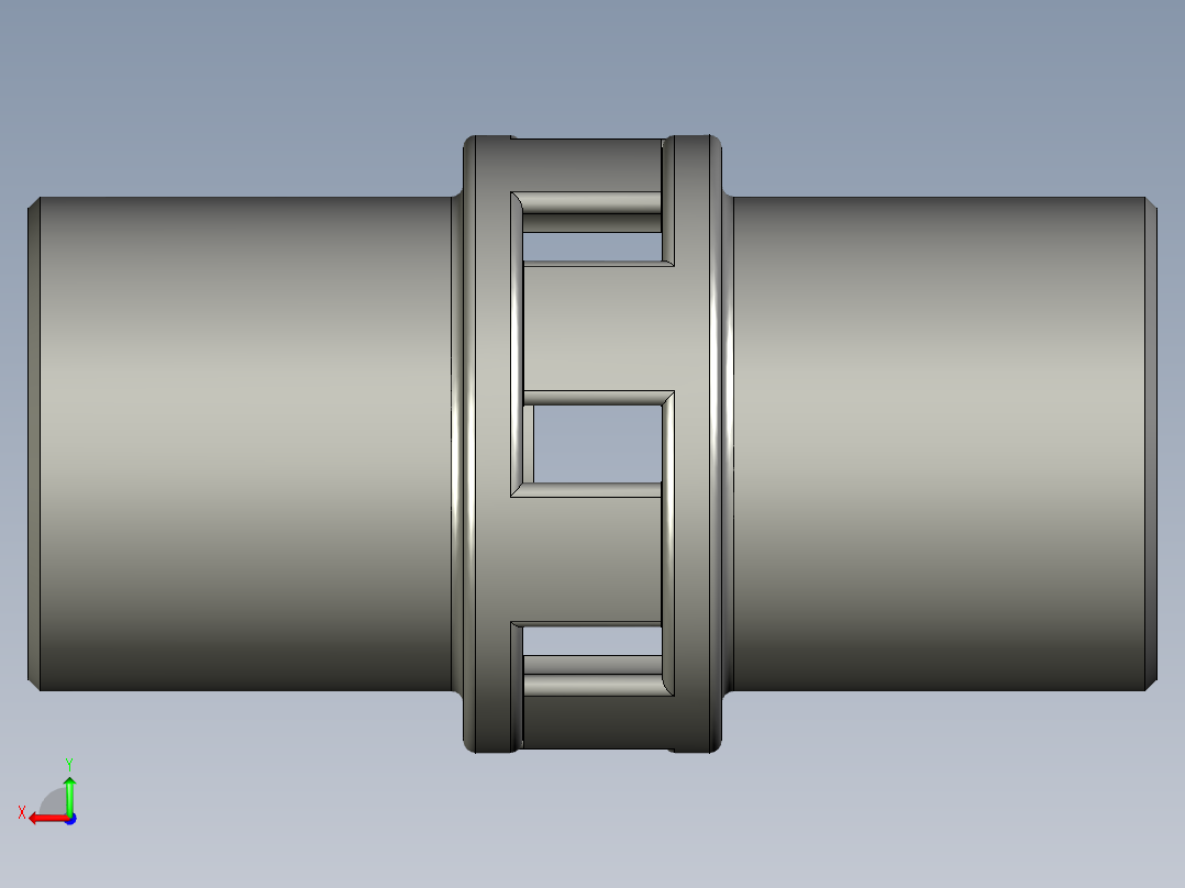 LM型梅花形弹性联轴器LM11联轴器J110212J100167后视图