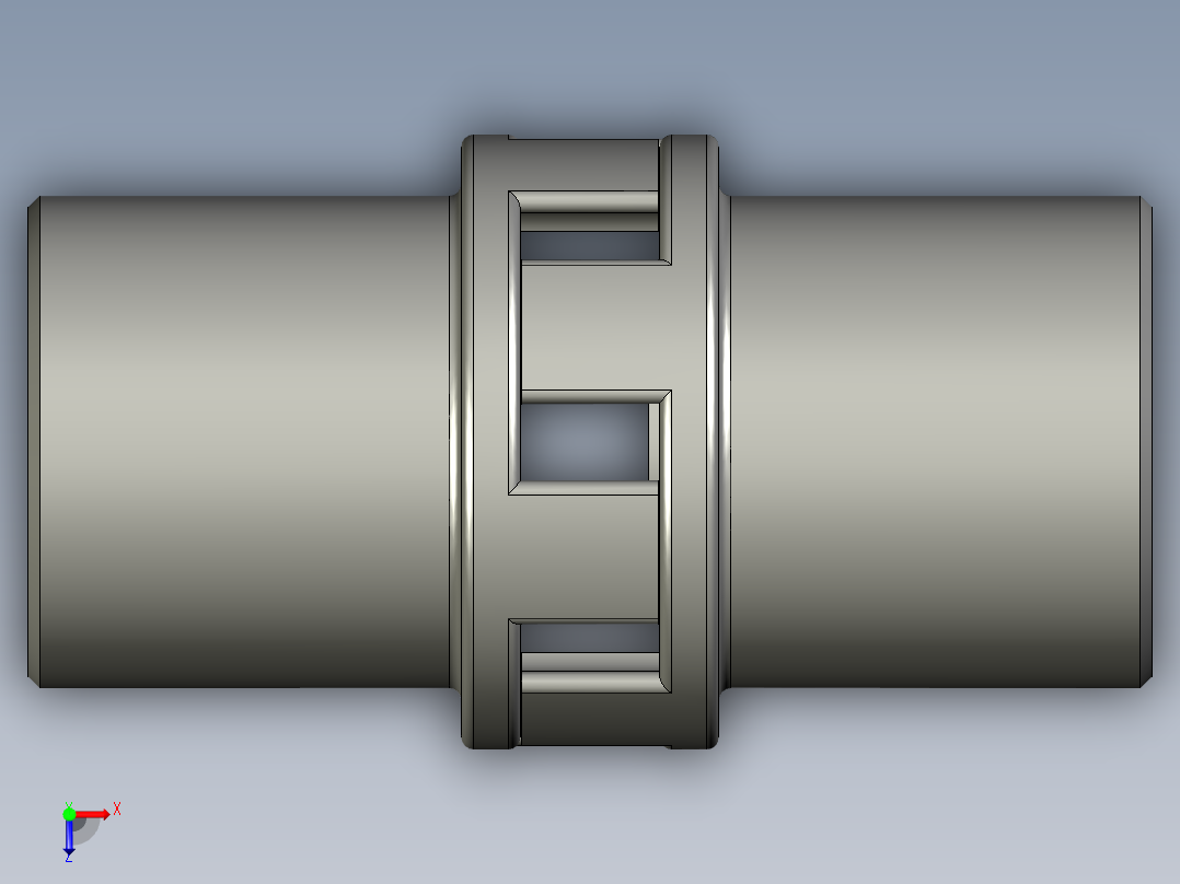 LM型梅花形弹性联轴器LM11联轴器J110212J100167俯视图