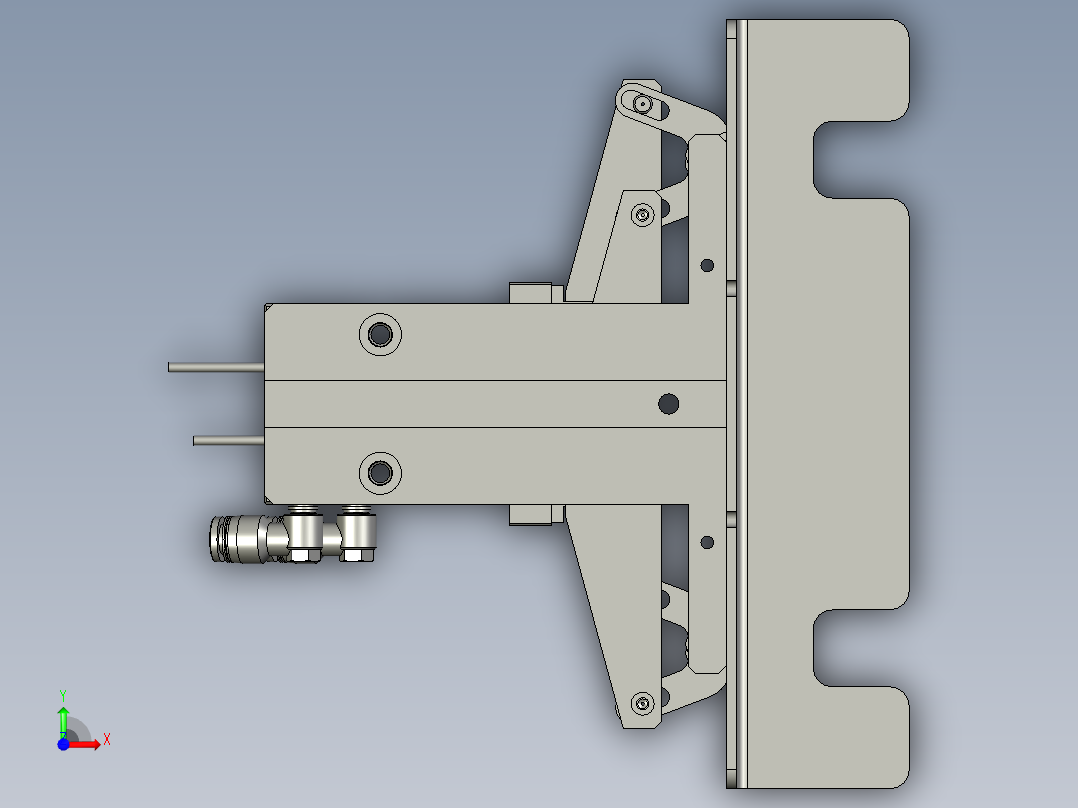 2018SOLIDWORKS1011剪刀机构前视图