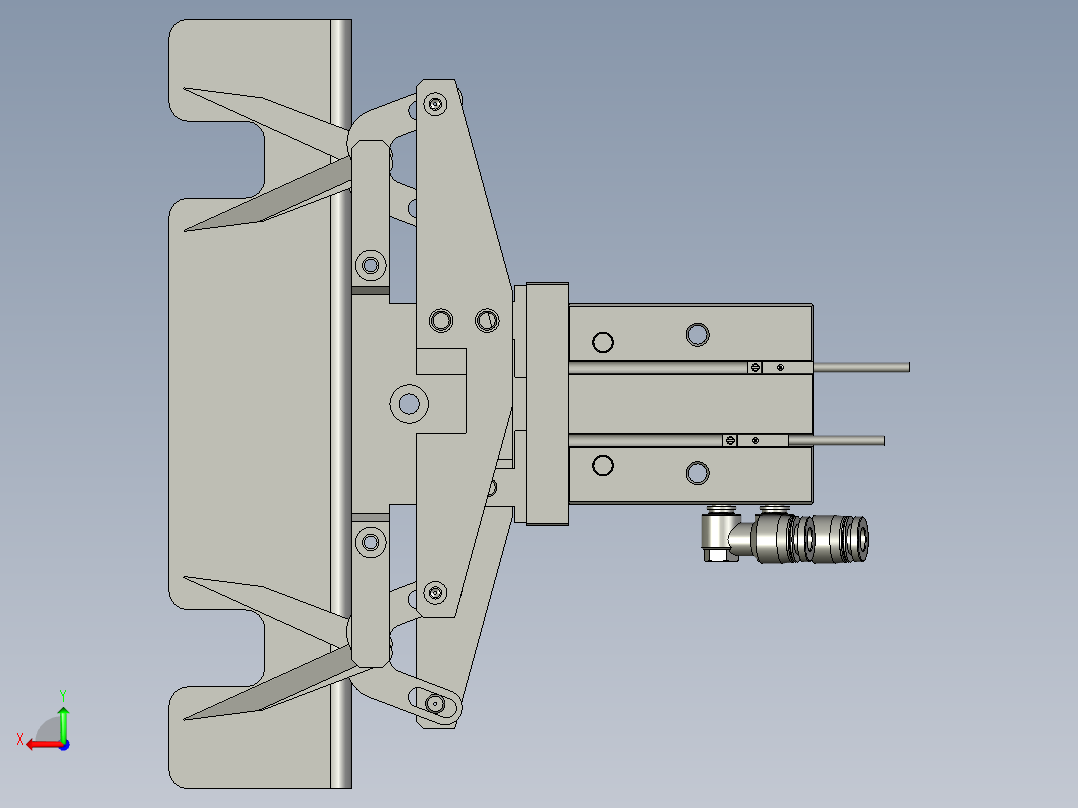 2018SOLIDWORKS1011剪刀机构后视图