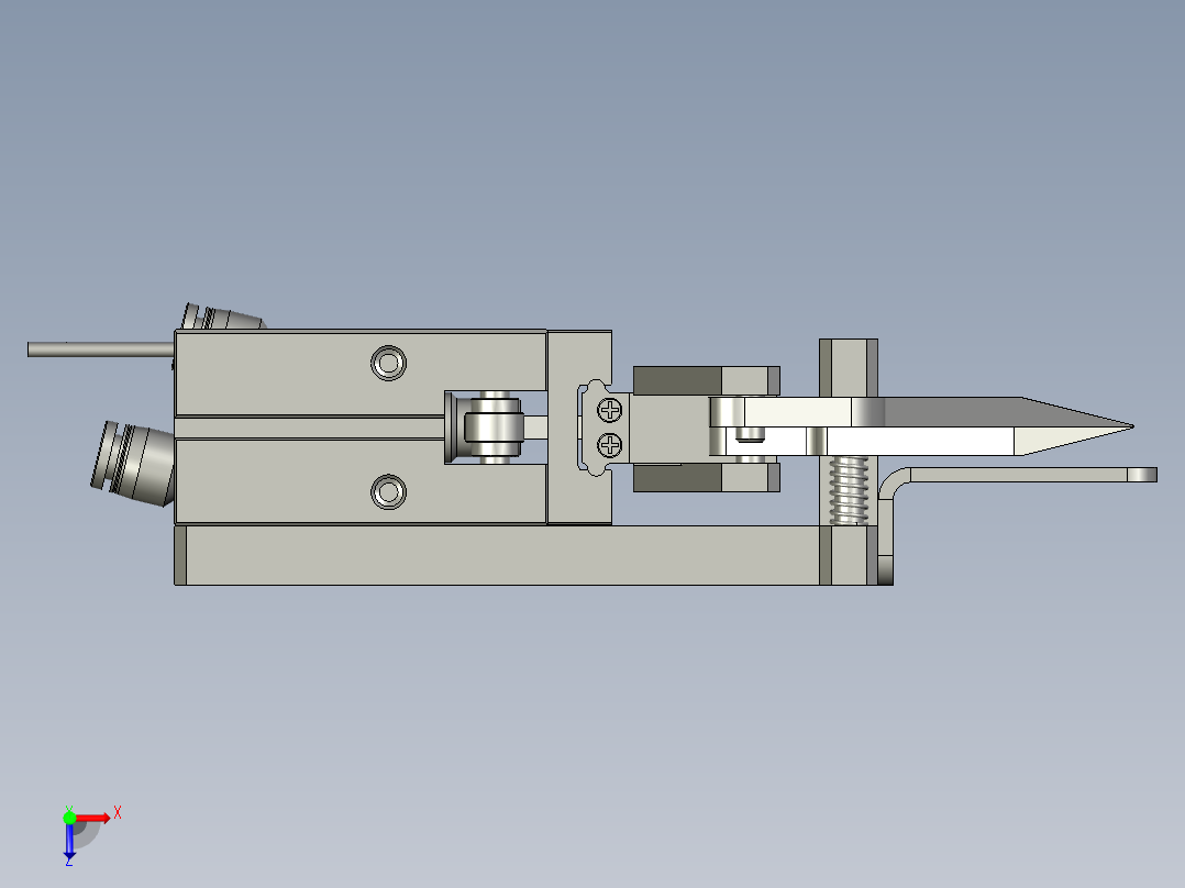 2018SOLIDWORKS1011剪刀机构俯视图