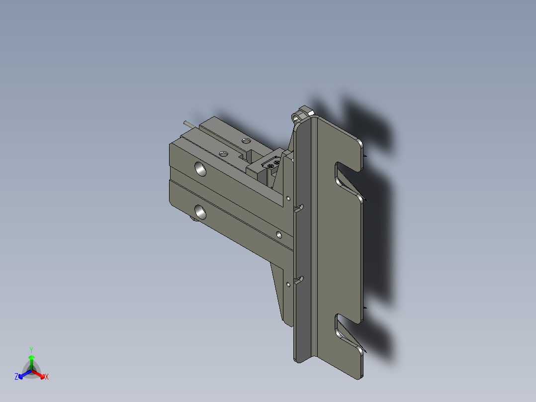 2018SOLIDWORKS1011剪刀机构正等轴测图