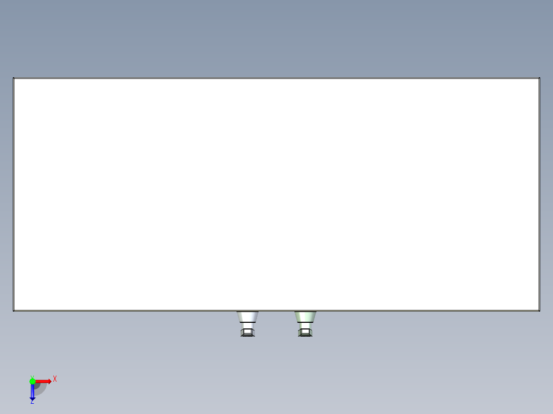 钣金文件储物柜设计俯视图