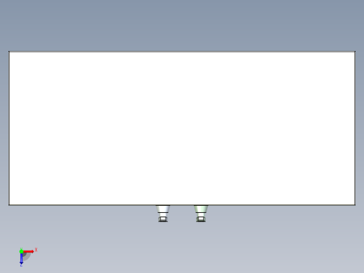 钣金文件储物柜设计俯视缩略图