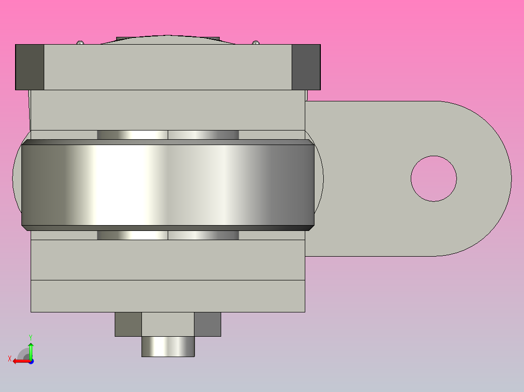 1873AFH-K1200-AZ1-C1 扣链式防滑螺旋链板(含轴承)后视图