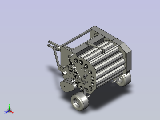 青贮玉米圆形压缩打捆机