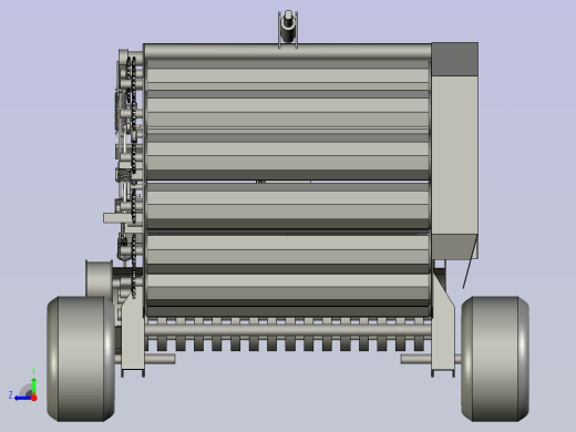 青贮玉米圆形压缩打捆机右视缩略图