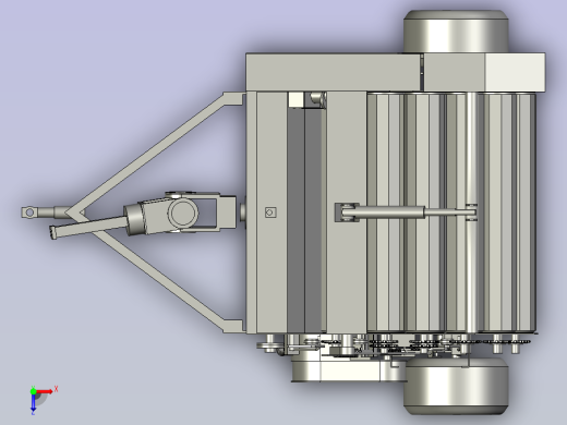 青贮玉米圆形压缩打捆机俯视缩略图
