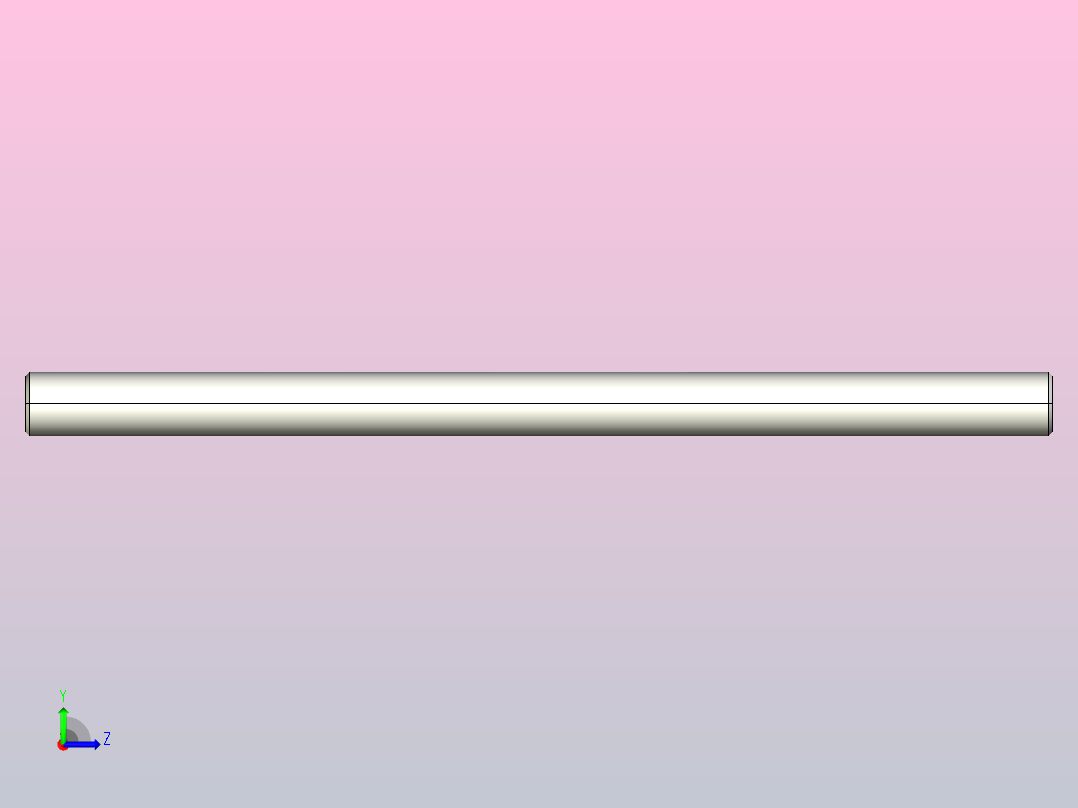 轴 D8 × 128mm 高左视图