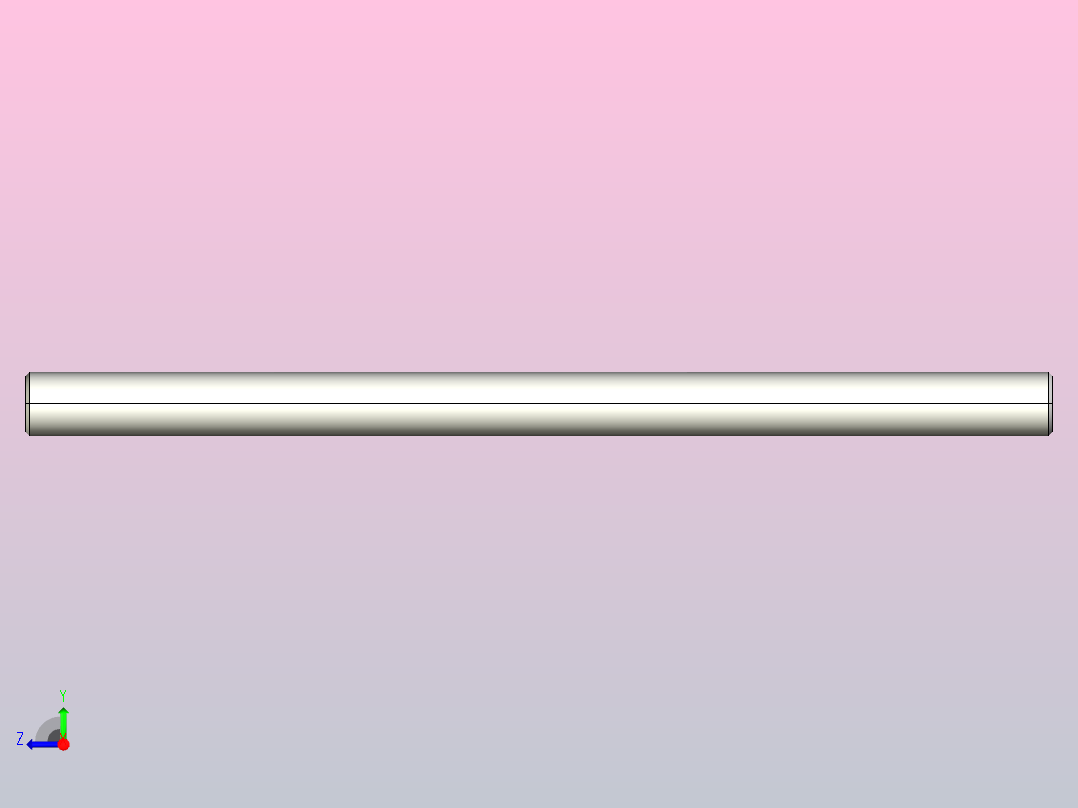 轴 D8 × 128mm 高右视图