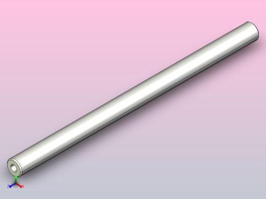 轴 D8 × 128mm 高正等轴测缩略图