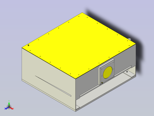 一款水面检视窗3D图模型
