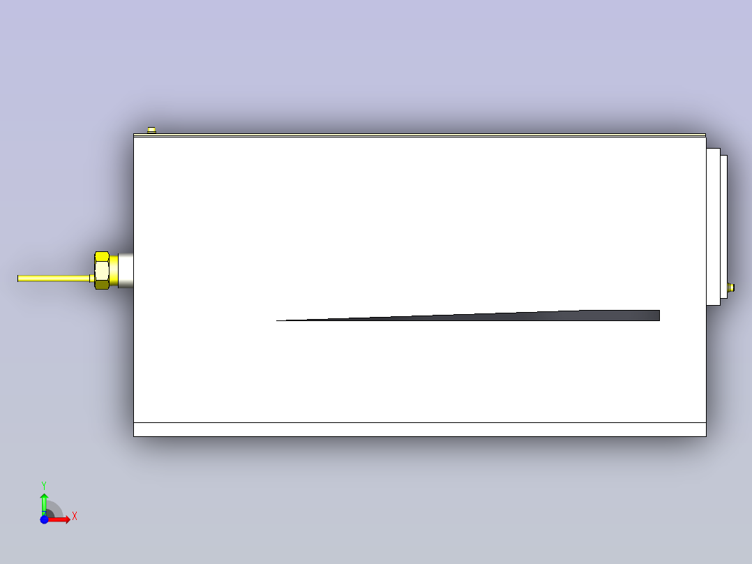 一款水面检视窗3D图模型前视图