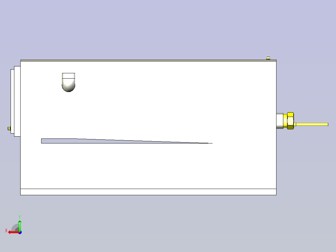 一款水面检视窗3D图模型后视图