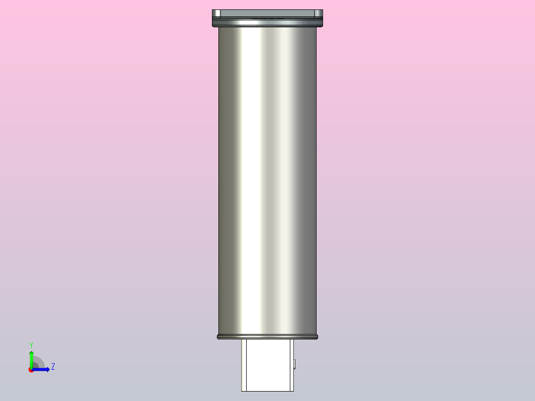 BKMJ(0.4～0.48)-12～16kvar-3自愈式低电压并联电容器三维模型202202左视图