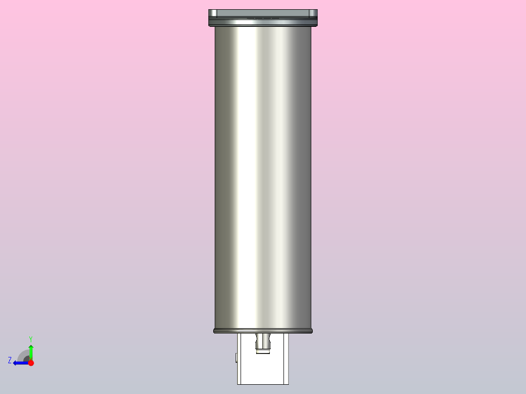 BKMJ(0.4～0.48)-12～16kvar-3自愈式低电压并联电容器三维模型202202右视图
