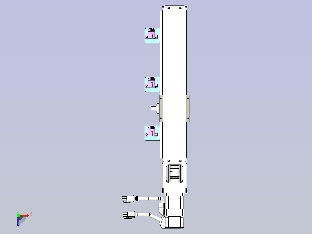kk50-300A1-F0带MSMD5A2G1A电机俯视图