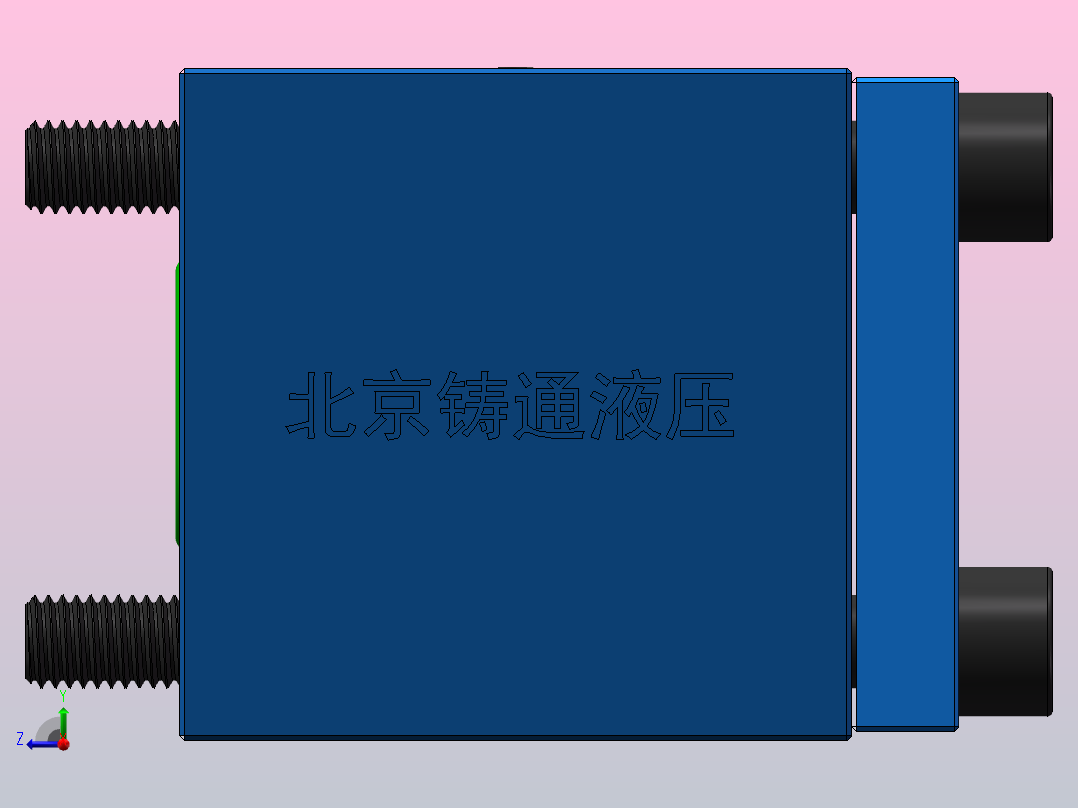FD16FA 平衡阀右视图