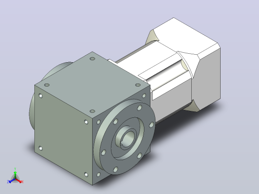 PW140双孔 PLX120-L2 24-95-115-M6转向器PW140 双孔输出 带120直齿减速机