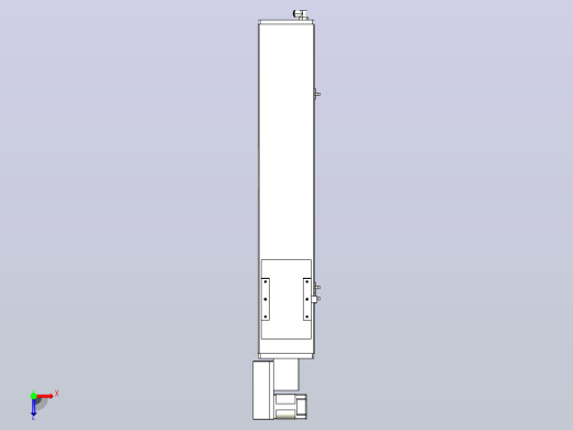 MCB14无尘皮带滑台[MCB14-L40-500-L-P20-C3]俯视缩略图