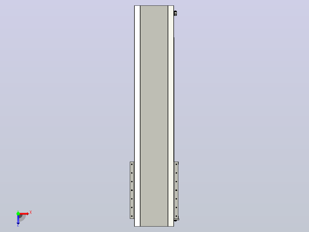 直驱直线电机轴TPA-LNP-230D-P33-L840-C-1-3-C-10-N3(磁栅尺)俯视图