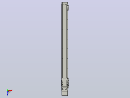 滚珠丝杠直线轴内置导轨TPA-GCR-65-1610C-L750-MP-M40-N3俯视缩略图