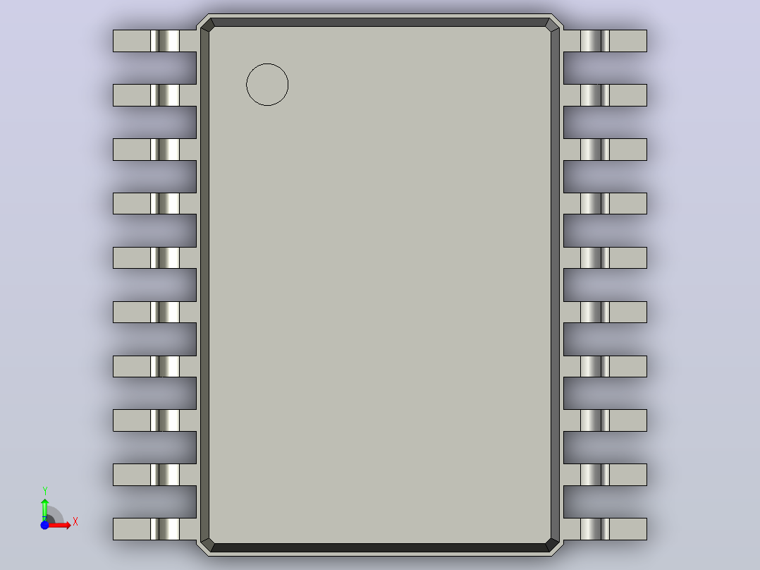 tssop_20p 芯片前视图