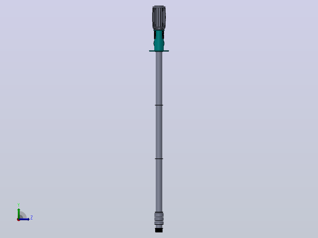 GouldsVITPump18HXC（立式工业涡轮机）左视图
