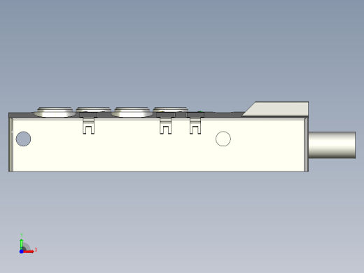 分线盒3D模型前视缩略图