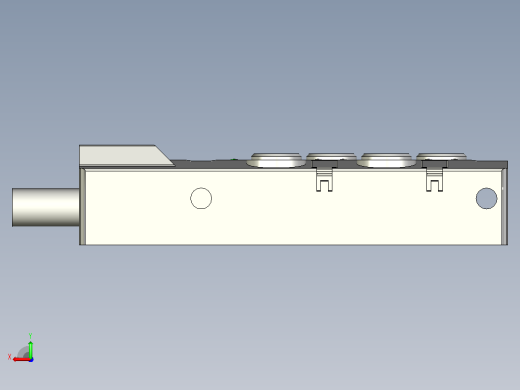 分线盒3D模型后视缩略图