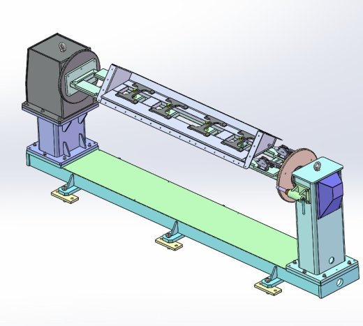 头尾式单轴变位机 3D图 机械设计自动化3D模型参考文件文件素材缩略图