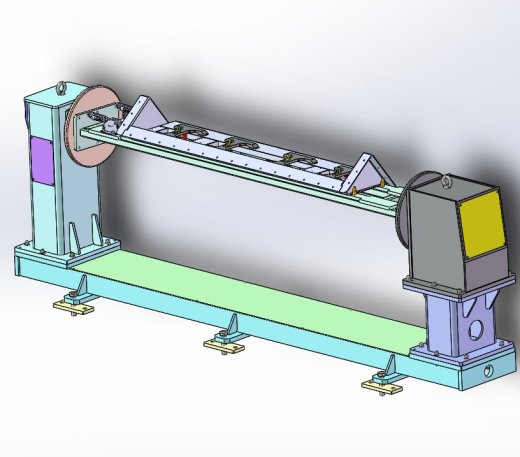 头尾式单轴变位机 3D图 机械设计自动化3D模型参考文件文件素材缩略图