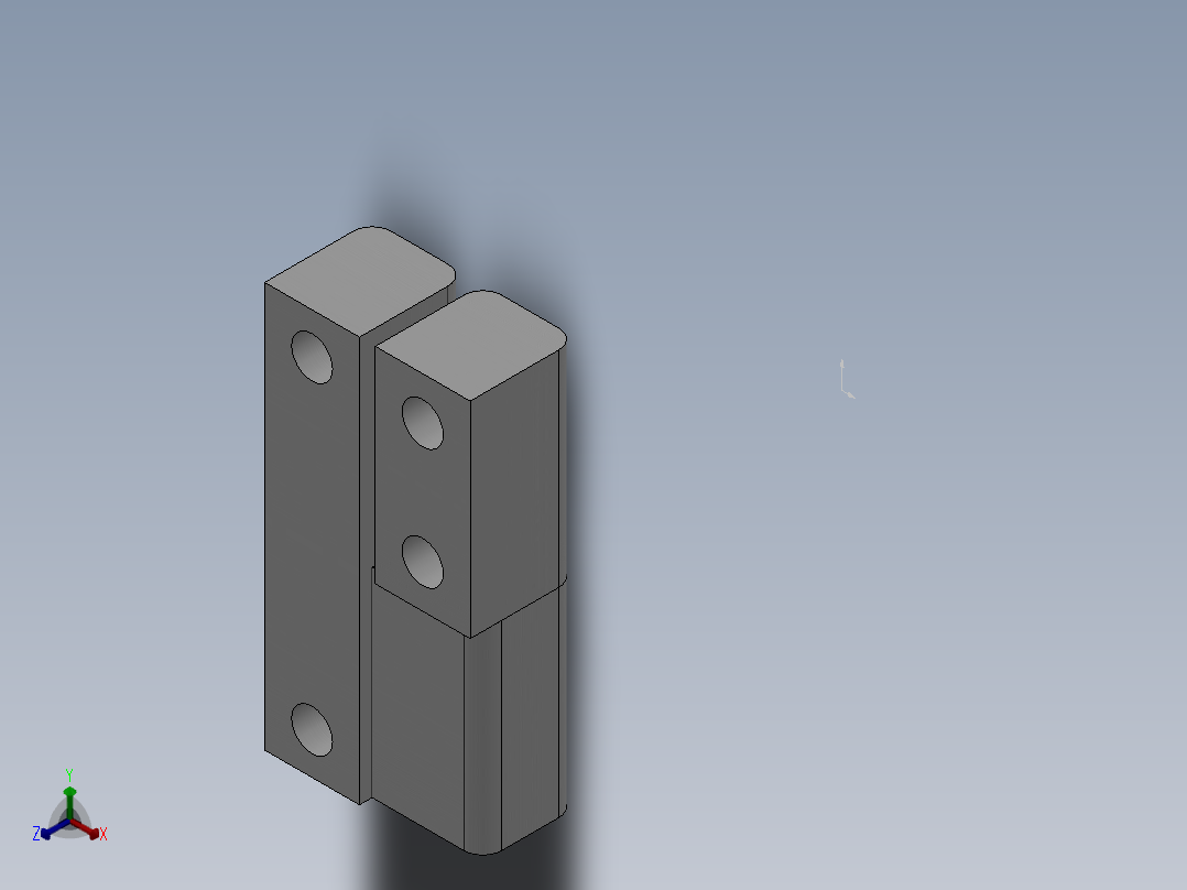 铰链正等轴测图