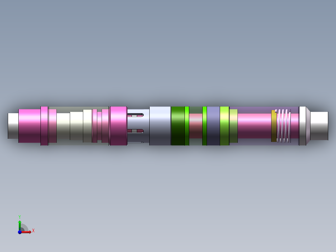 注水封隔器设计图前视图