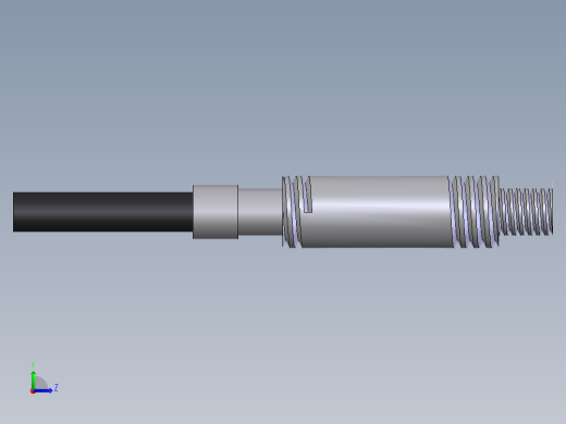 光纤传感器FT-420-10_SolidWorks_13左视缩略图