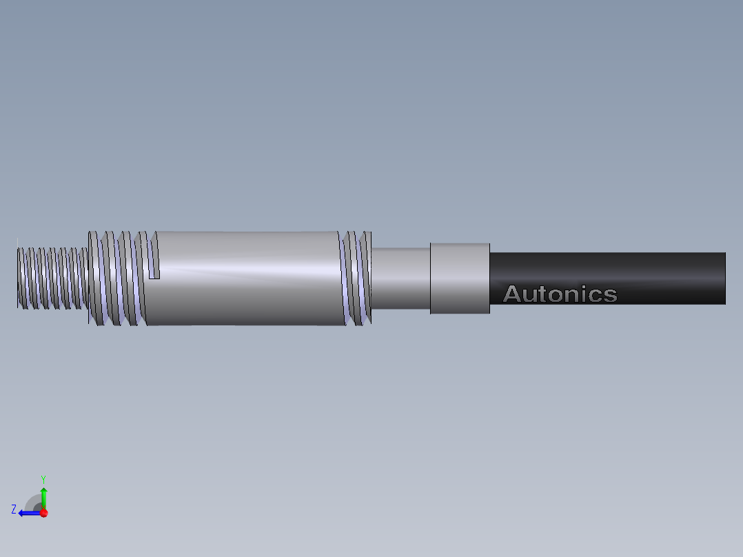 光纤传感器FT-420-10_SolidWorks_13右视图