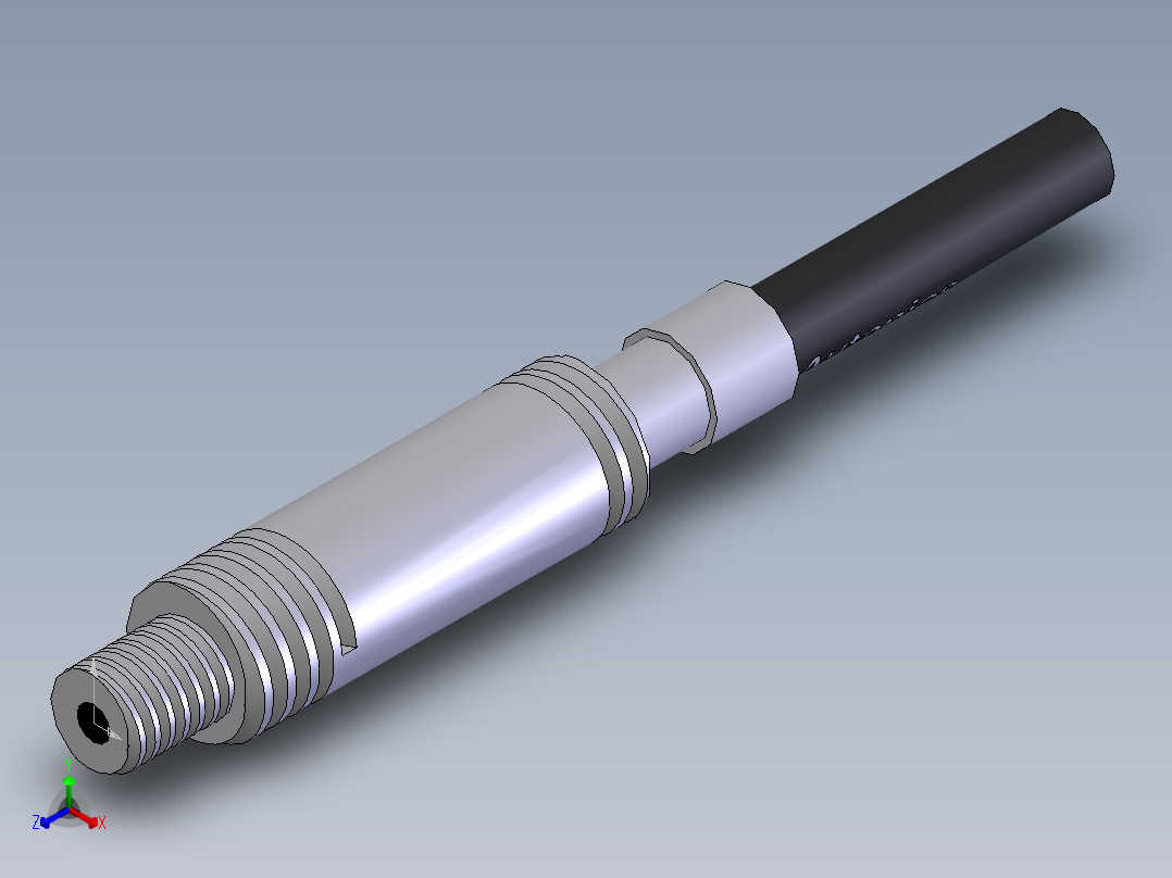 光纤传感器FT-420-10_SolidWorks_13正等轴测图
