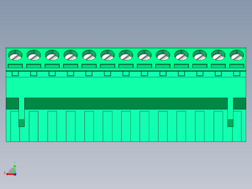 DEGSON 2EDG 系列 5.0mm 可插拔接线端子组-2EDGKL-5.0-13P-14-00AH后视缩略图