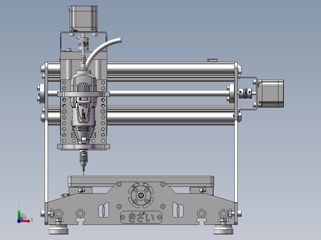 379数控雕刻机前视图