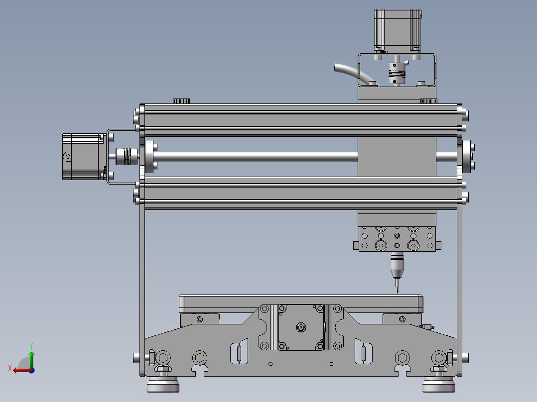 379数控雕刻机后视图