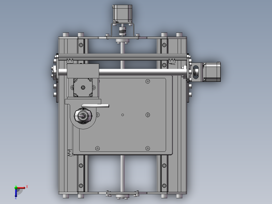 379数控雕刻机俯视图