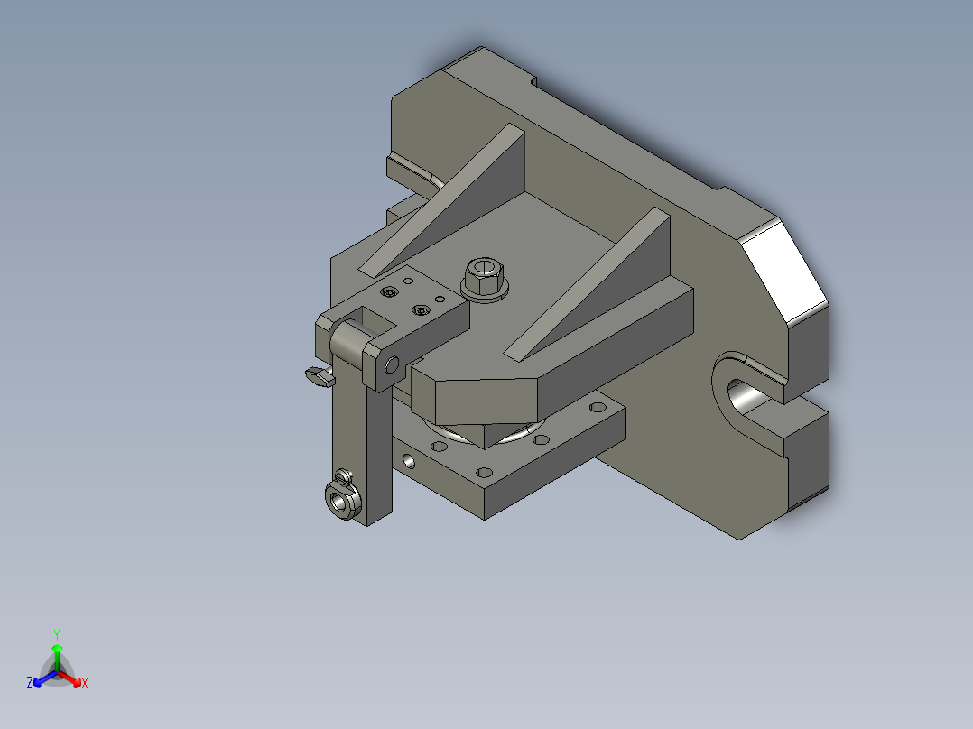 方刀架加工工艺及钻M12螺纹底孔夹具设计【含三维proe】