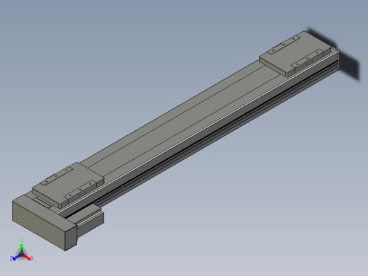 直线模组LHC14-S900-L设计图纸