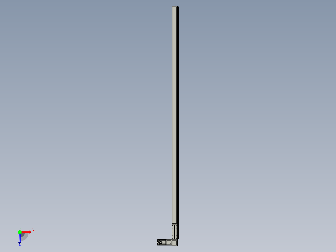 欧规系列-LB8-L150-S3000-BR-ZP75-C3俯视图