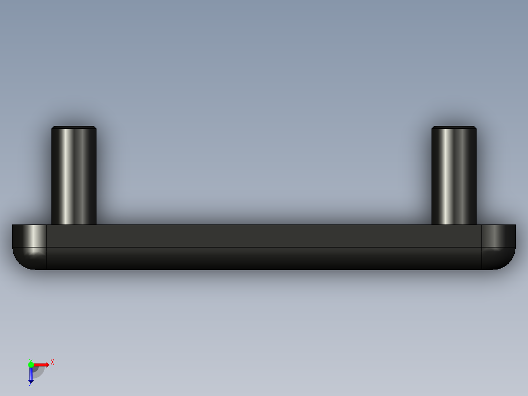 型材-BR 45X45 END CAP FOR SLIDING DOOR PROFILE 3842242404俯视图